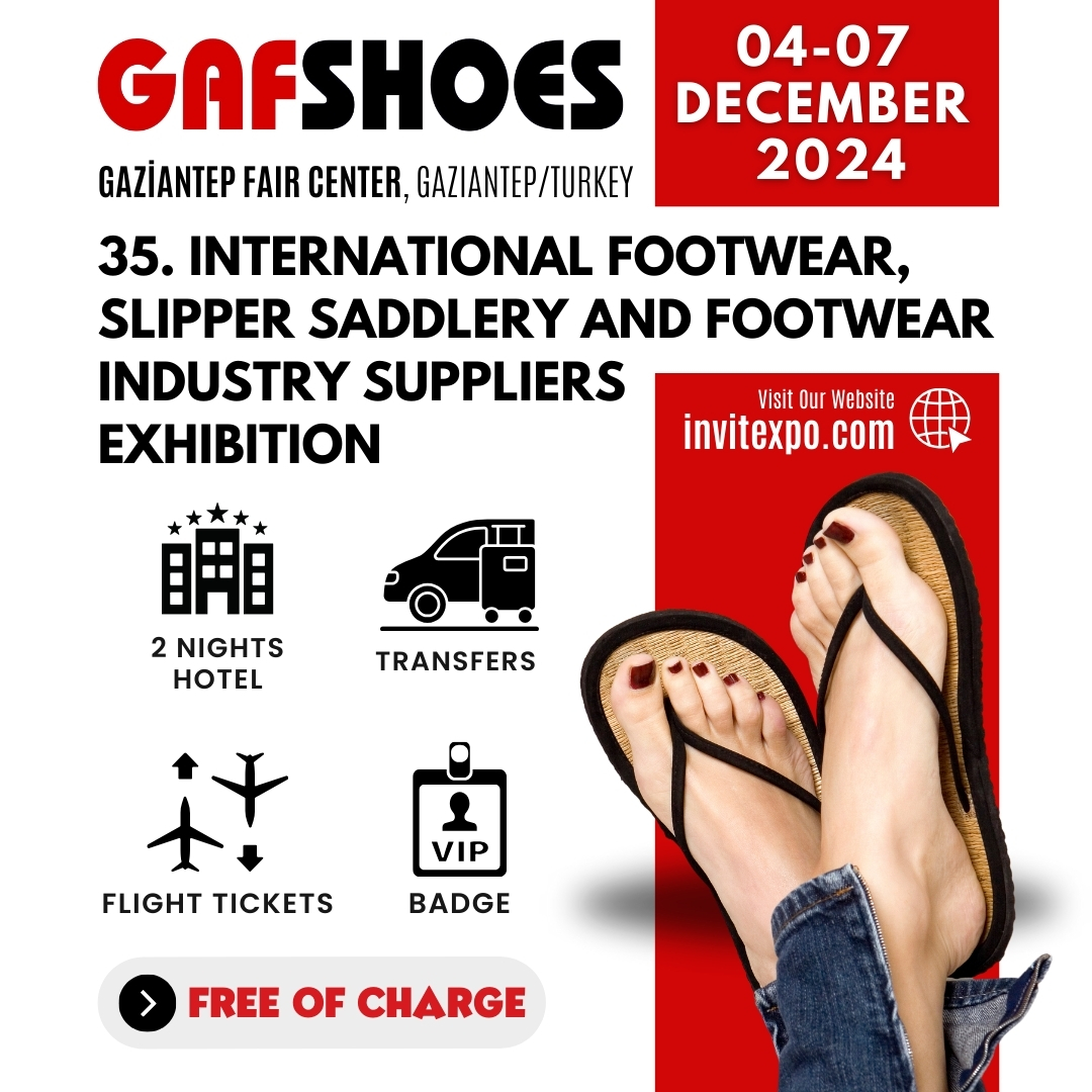 GAFSHOES - International Footwear, Slipper Saddlery and Footwear Industry Suppliers Exhibition